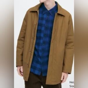 JW Anderson Uniqlo Men's Size XXS Tan Oversized Padded Half Coat New with Tags